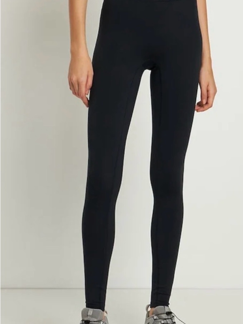 Girlfriend Collective Luxe High-Rise Black Leggings